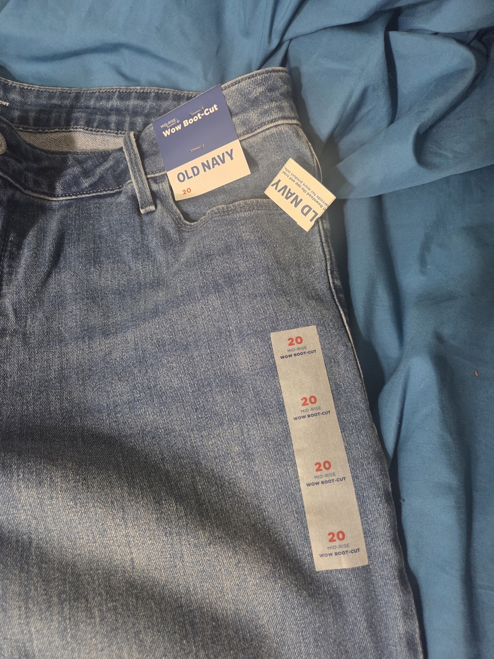 Old Navy Women's Blue Boot-Cut Jeans - Size 20